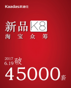 凯迪仕继16年夺众筹双冠王后又掀智能锁热潮