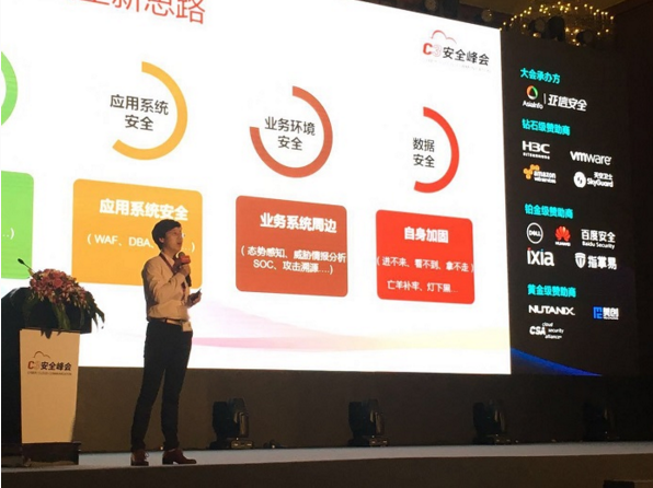 美创科技闻总受邀于C3安全峰会政府论坛发表讲演